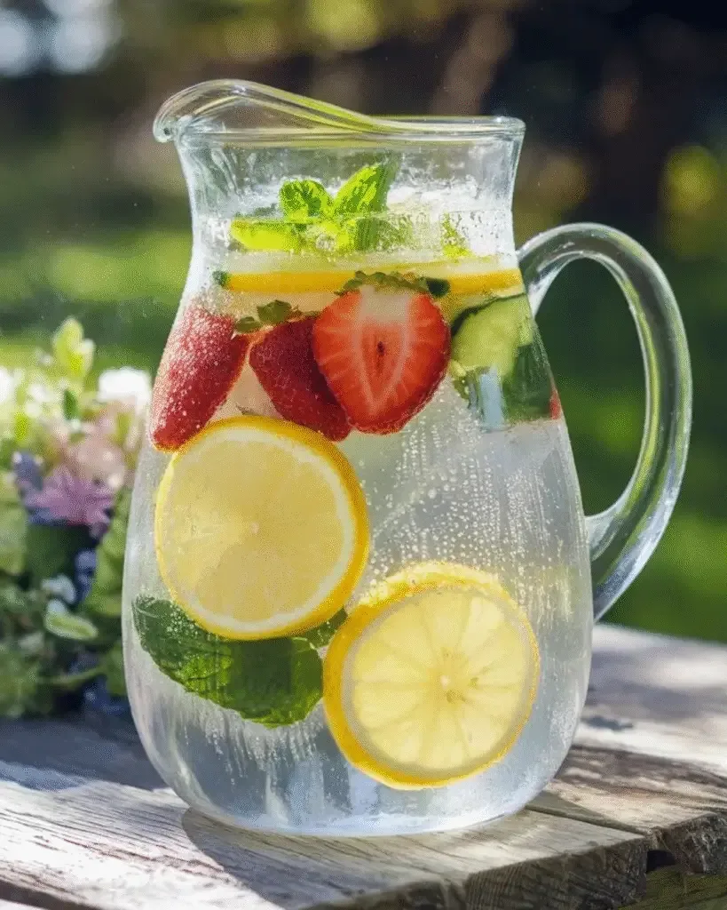 Portada del regalo Aguas aromatizadas - 15 recetas