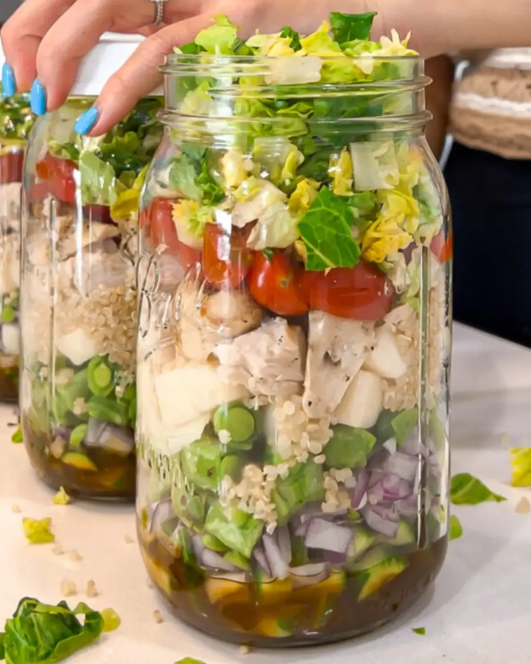 ENSALADA MEDITERRÁNEA + ALIÑO AGRIDULCE